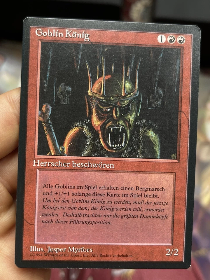 4x German FBB • Goblin King • Pack Fresh • Mtg (1843) - Image 2 of 4