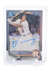 ETHAN FREY 2025 BOWMAN CHROME 1ST ROOKIE AUTO #CPA-EF ASTROS Q4528