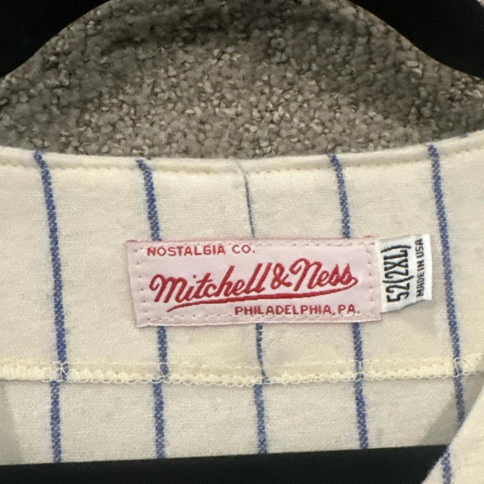 Auténtica camiseta de béisbol Mitchell & Ness Chicago Cubs 1969 Ernie Banks Foto 2 de 4