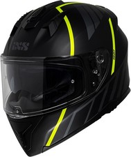 Casco Integrale IXS217 2.0 Opaco Nero-Giallo Fluo 2XL