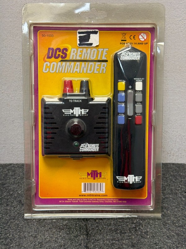 MTH DCS 50-1033 Remote Commander Set New In Plastic Wrap Unopened