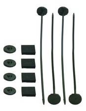 13001 Insta-Mount Rods, Pads, Plastic Nylon Cooler Mounting Kit, Hardware Set