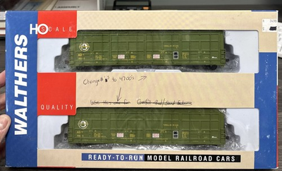 #ad #ad Walthers HO #932 27010 Thrall Door Box Car 2 Pack Ashley Drew amp; Northern NIB $52.99