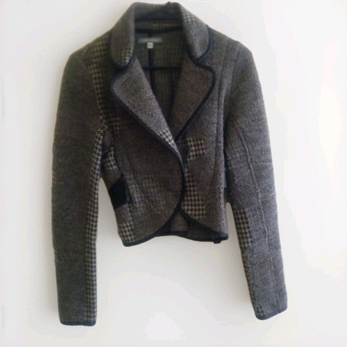Louis Verdad Women's Houndstooth Blazer Jacket Size Medium