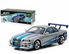 Greenlight 1/18 Fast & Furious BRIANS 1999 Nissan Skyline GT-R R34 w/Box