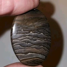 Rare AAA Grade Blue Biggs Picture Jasper High Quality Cab From Oregon. (9 grams)
