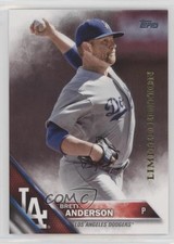 2016 Topps Limited Edition Brett Anderson #496 6o2
