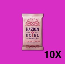 HAZBIN HOTEL Season 2 Trading Cards 2nd Edition Booster Pack *Lot Of 10* Presale