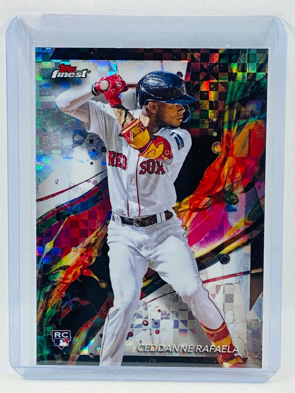 2024 Topps Finest Ceddanne Rafaela RC Common Checkerboard 18