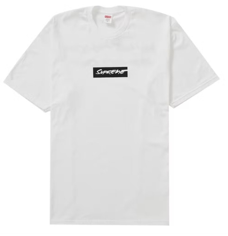 Supreme Futura Box Logo Tee Shirt White SS24 - Size L - NEW