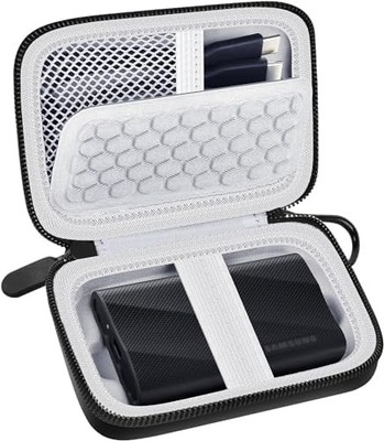 Carrying Case for Samsung T9 T7 Shield SSD Black