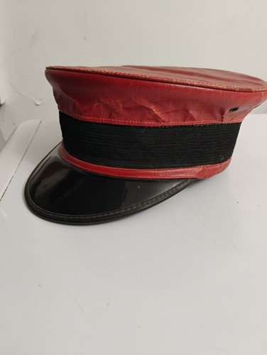 RARE C&LE RAILROAD CINCINNATI & LAKE ERIE RED DEVIL PORTERS CAP ORIGINAL 1930-39