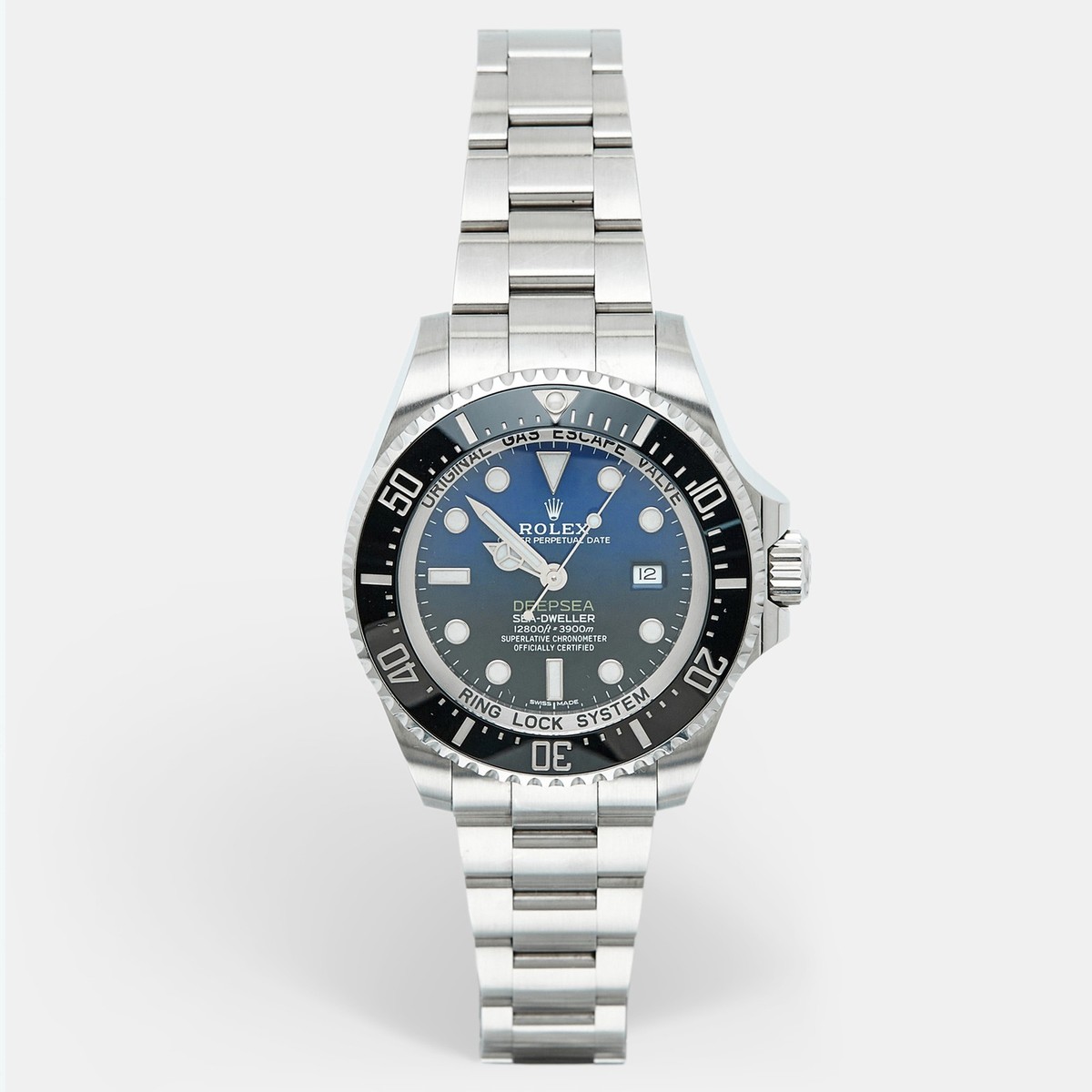 Rolex Blue Black Stainless Steel DeepSea Sea-Dweller 116660-BKSO 