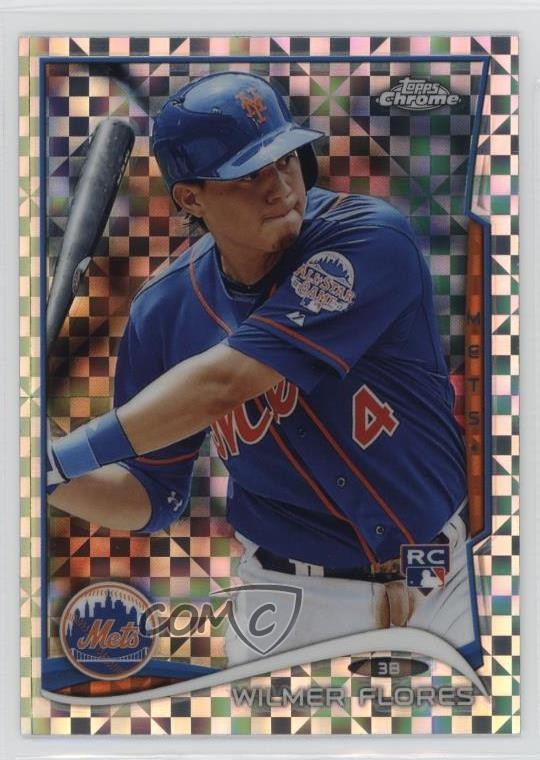 2014 Topps Chrome X-Fractor Wilmer Flores #67 n1u