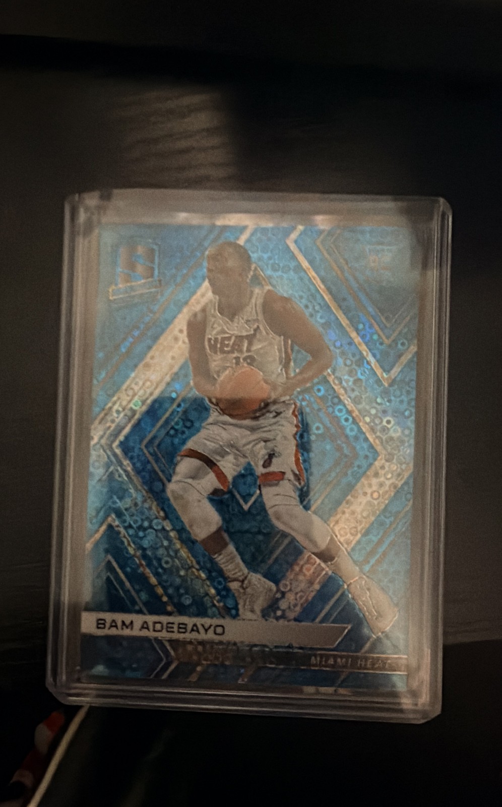 2017-18 Panini Spectra - Bam Adebayo #76 Neon Blue Prizm /99 (RC)