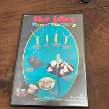 Hot Wire Foam Factory DVD Instructional Foam Sculpting Carving Modeling Tools