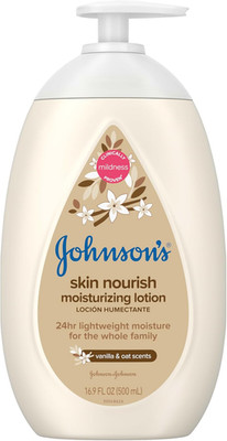 Johnson'S Skin Nourish Moisturizing Baby Lotion for Dry Skin with Vanilla & Oat