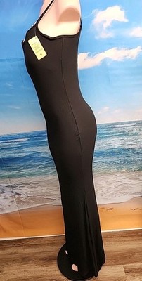 Nwt Popilush Women's Long Ribbed Black Dress Size 3XLarge. | eBay