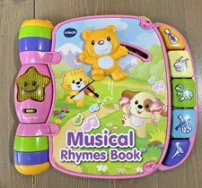 VTech Musical Rhymes Book Pink Interactive Nursery Rhyme Storybook Working