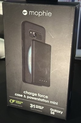 NEW - Mophie Charge Force Magnetic Case PowerStation Mini for Samsung Galaxy S8