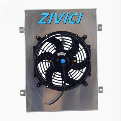 Aluminum Shroud+Fan For Pontiac Sunbird 1986-1994 Agility Engine 87 88 89 90