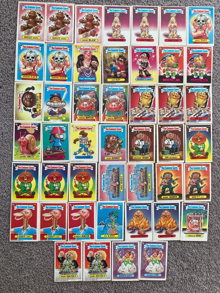 Garbage Gang Series 4 Bulk x 46 Stickers Aus NZ GPK Regina Pail Cards Rare - Image 2 of 4