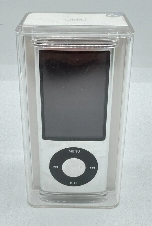 Apple iPod nano 5th generazione 8GB silver A1320 lettore MP3 custodia SEALED - Immagine 2 di 4