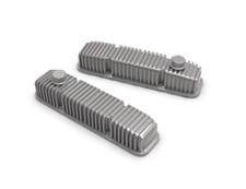 125 Small Block Chevy Old School Ribbed Valve Covers 2pk 4 Pieces