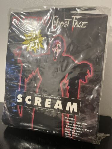 Halloween Scream Bleeding Ghost Face Child Costume Mask Kid’s Youth Medium 2010 - Picture 1 of 1