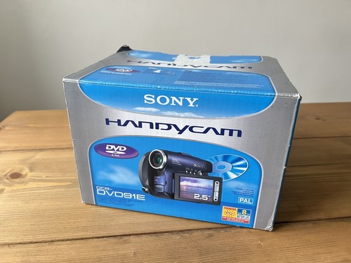 Sony DCR-DVD91E Handheld Camcorder Black/Blue With Original Box & Accessories - Picture 10 of 13