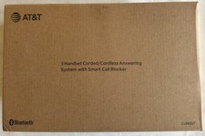 AT T CL84307 Dect 6.0 Expandable Corded/Cordless Smart Blocker Silver/Black