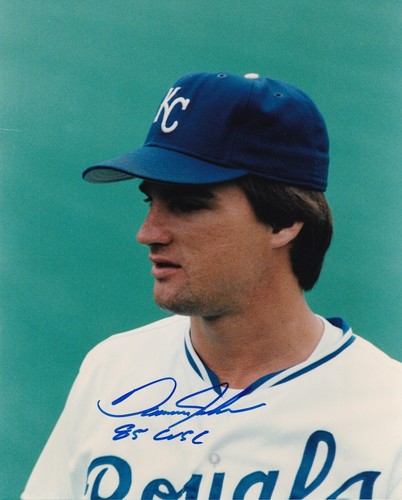 Danny Jackson 1985 KC Royals World Series Champion SIGNIERT 8x10 SIGNIERT