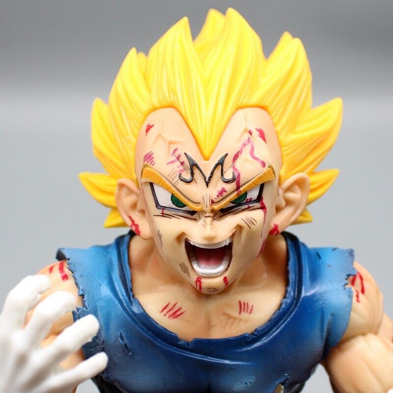 DRAGON BALL Z ACTION FIGURE MAJIN VEGETA SSJ2 SUPER SAIYAN 2 ANIME TOY 28  CM