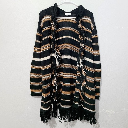 Front Alpaca Wool Blend Cardigan Size 