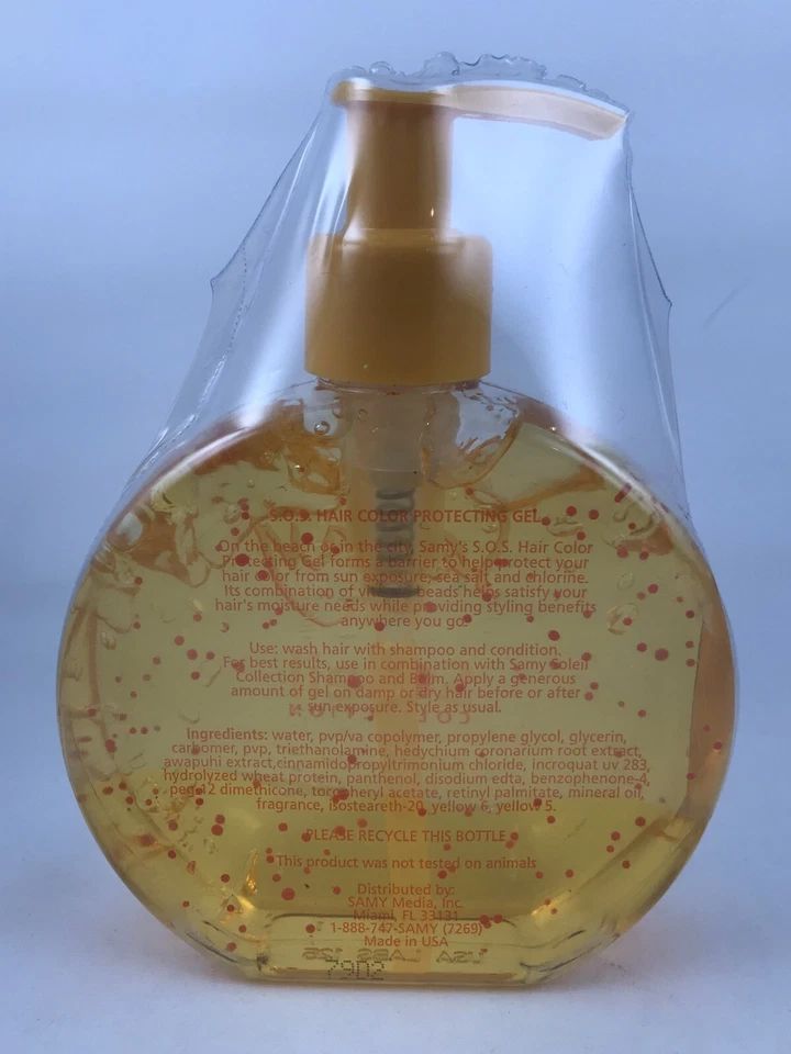Gel protector del color del cabello Samy Soleil Collection SOS 7 OZ DISCO MUY BUEN ESTADO Foto 2 de 4