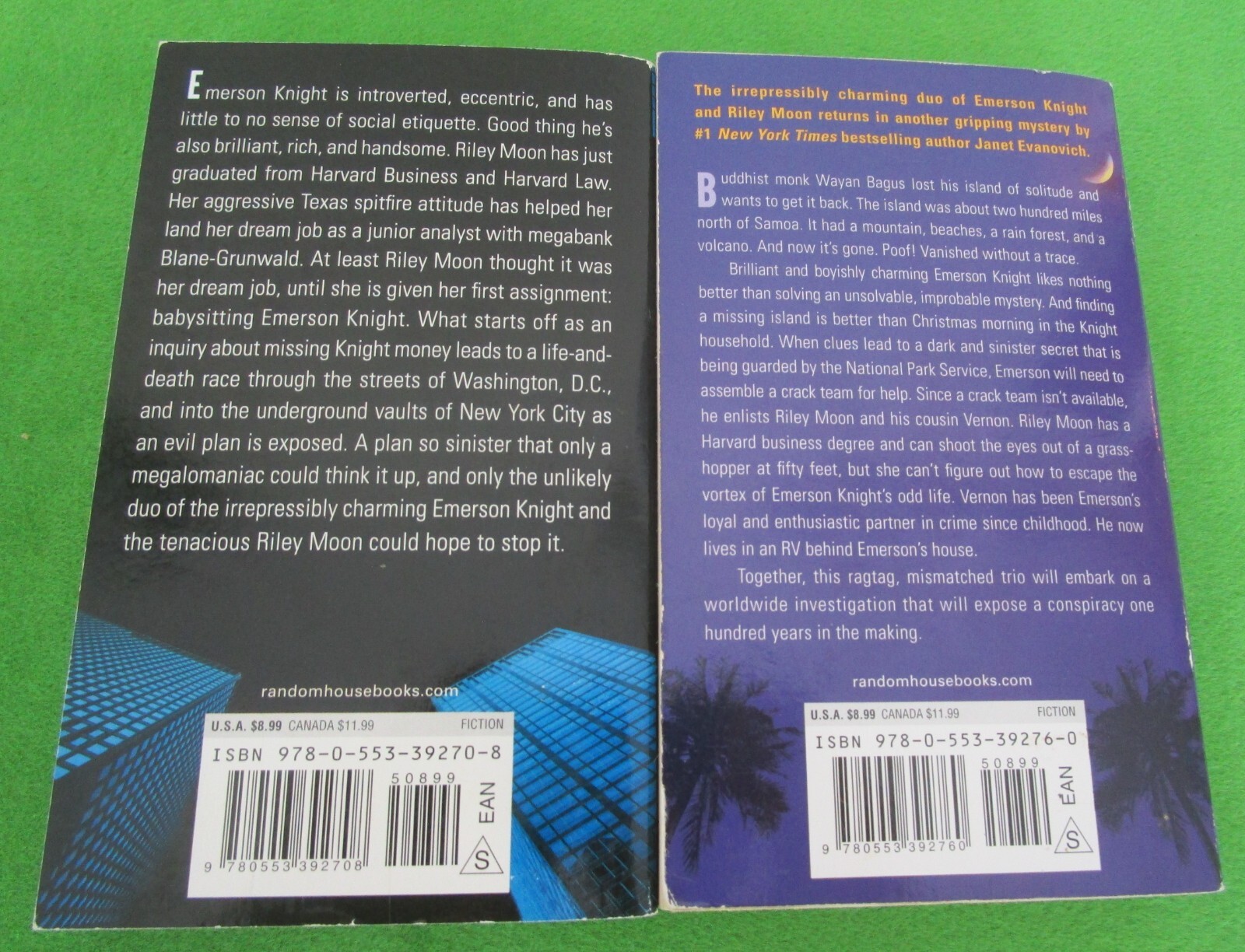 COMPLETE SET KNIGHT AND MOON SERIES BY EVANOVICH CURIOUS