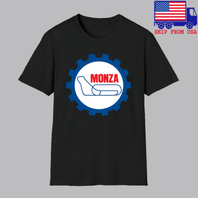 Monza Circuit Racing Car Motorcycle Men's Black Size S-5XL