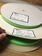 NEW HOOK & LOOP SEW ON 1 " WIDE 50 YARDS LONG LIME GLOW VELCRO FASTENING SYS.