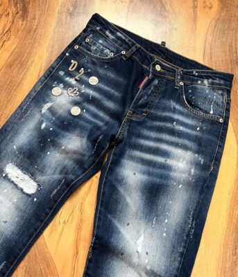 Dsquared2 Men's Skinny Jeans Blue Size 46(S) Designer Denim