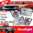<!--F#f_0-->Pair Hand Head Light + Corner Lamp For Toyota Hilux Ute SR5 4WD 2001~2005 LH+RH<!--F/-->