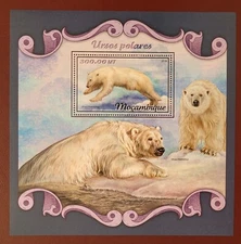 Mozambique 2018 / Fauna - Polar Bears  / 1v ms