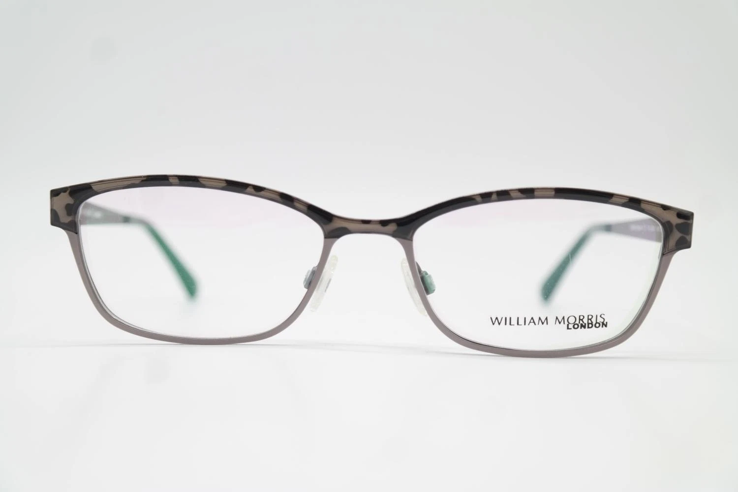 Glasses WILLIAM MORRIS LONDON 1701 Metallic Black Oval Eyeglass Frame New