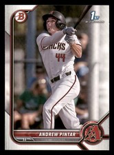 2022 Bowman Draft Andrew Pintar #BD-138 FBC Arizona Diamondbacks