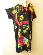 KD361 Floral Batik Kimono Plus Size Caftan Kaftan Tunic Hippy Dress up to 5X