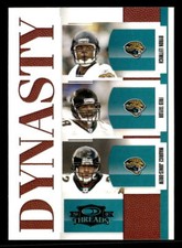 Byron Leftwich / Fred Taylor / Jones-Drew 2007 Threads Dynasty Card #D-4 Jaguars