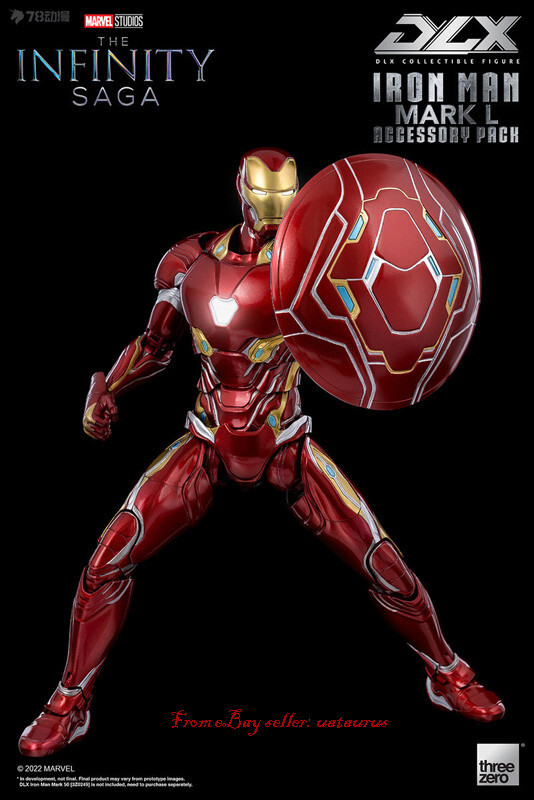 Perfect Threezero 1/12 The Infinity Saga Dlx Iron Man Mark 50