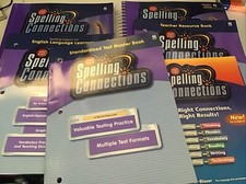 Lot 5 ZB Spelling Connections Teacher Ed 8 Teacher Resource Book, Test Student