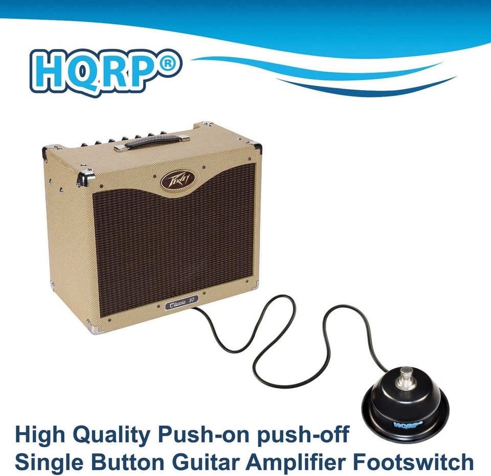 Single Button Guitar Amp On/Off Footswitch with 1/4-Inch Jack, 6 ft | eBay