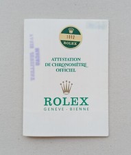 ROLEX Guarantee Warranty Booklet Paper Oyster Perpetual 1002