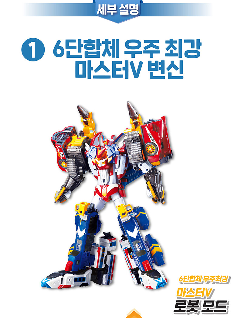 TOBOT V(トボットV ) MASTER V マスターV ソニックステルス TOBOT MASTER V SUPER DRILLER POWER TRAIN SONIC STEALTH 6